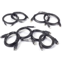 Black Box Secure Secure KVM Dual-Head DisplayPort Cable Kit - 6-ft. - 1