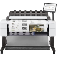 HP Designjet T2600dr PostScript Inkjet Large Format Printer - Includes Printer, Scanner, Copier - 36" (914.40 mm) Print Width - Color - 6 Color(s) - 19.3 Second Color Speed - 2400 x 1200 dpi - 128 GB - Ethernet - Sheetfed Color Scan - Sheetfed Color Copy - Roll Paper, Plain Paper, Cut Sheet, Bond Pa