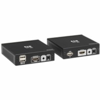 Tripp Lite series B013-HU-4K KVM Console/Extender - 1 Computer(s) - 1 Local User(s) - 230 ft (70104 mm) Range - 4K - 3840 x 2160 Maximum Video Resolution - 2 x Network (RJ-45) - 3 x USB - 2 x HDMI - 120 V AC, 240 V AC Input Voltage