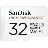 microSDHC High Endurance 32 Go Classe 10/UHS-I (U3) SanDisk - 100 Mo/s Lecture - 40 Mo/sSpaceEcriture - 2 Année Garantie