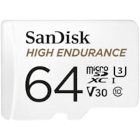 microSD High Endurance 64 Go SanDisk - 100 Mo/s Lecture - 40 Mo/sSpaceEcriture - 2 Année Garantie