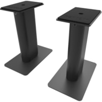 Kanto SP9 9 Inch Tall Universal Desktop Speaker Stand - Black (Pair) - 27.22 kg Load Capacity - 8.30" (210.82 mm) Height x 4.30" (109.22 mm) Width x 7.10" (180.34 mm) Depth - Desktop - Steel, Foam - Black