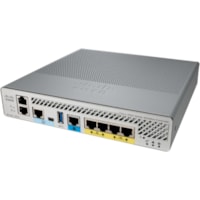 Cisco 3504 IEEE 802.11ac Wireless LAN Controller - 5 GHz, 2.40 GHz - 5 x Network (RJ-45) - Gigabit Ethernet, 5 Gigabit Ethernet