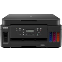 Canon PIXMA G6020 Wireless MegaTank Inkjet Multifunction Printer - Color - Copier/Printer/Scanner - 4800 x 1200 dpi Print - Automatic Duplex Print - Up to 5000 Pages Monthly - Color Flatbed Scanner - 1200 x 2400 dpi Optical Scan - Fast Ethernet - Wireless LAN - Wireless PictBridge, Mopria, Canon PRI