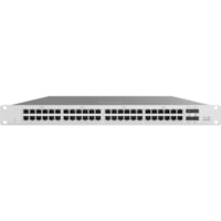 Meraki MS125-48LP-HW Ethernet Switch - 48 Ports - Manageable - Gigabit Ethernet, 10 Gigabit Ethernet - 10/100/1000Base-T, 10GBase-X - 2 Layer Supported - Modular - 439.80 W Power Consumption - Twisted Pair, Optical Fiber - 1U - Rack-mountable