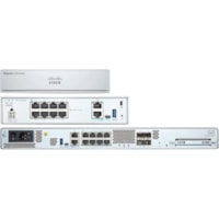 Cisco Dispositif de Securité de Réseau/Firewall Firepower 1000 1140 - 8 Port - 1000Base-T, 1000Base-X - Gigabit Ethernet - 6 Gbit/s Débit Pare-feu - 400 VPN - 8 x RJ-45 - 4 Total de connecteurs d'extension - 1U - Montable en rack