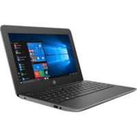 Netbook Stream 11 Pro G5 11.6po - (Intel Celeron N4000) - 4 Go - 64 Go Mémoire Flash - Anglais, Français Clavier HP - 1366 x 768 - Windows 10 Professionnel - Intel UHD Graphics 600 - 12 Autonomie de batterie - IEEE 802.11a/b/g/n/ac Norme du réseau sans-fil