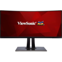 ViewSonic VP3481 34" Class WQHD Curved Screen LCD Monitor - 21:9 - 34" Viewable - Multi-domain Vertical Alignment (MVA) - LED Backlight - 3440 x 1440 - 16.7 Million Colors - FreeSync - 400 cd/m² Typical - 5 ms - 100 Hz Refresh Rate - Speakers - HDMI - DisplayPort - USB Hub, KVM Switch