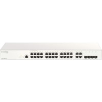 Commutateur Ethernet DBS-2000 DBS-2000-28 28 Ports Gérable D-Link - 28 Ports - Gérable - 2 Couche supportée - Modulaire - 2 Emplacements SFP - Fibre Optique, Paire torsadée - À vie Garantie limitée