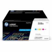 HP 508A Original Laser Toner Cartridge - Cyan, Magenta, Yellow - 3 / Each - 5000 Pages Cyan, 5000 Pages Magenta, 5000 Pages Yellow