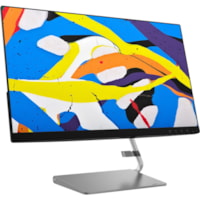 Moniteur LCD Q24i-10 24po Classe Full HD - 16:9 - Noir Lenovo - 23.8po Visible - Technologie IPS - 1920 x 1080 - 250 cd/m² - 6 ms - 75 Hz Fréquence de rafraîchissement - Hauts-Parleurs - HDMI - VGA