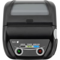 Seiko MP-B30 Mobile Thermal Transfer Printer - Monochrome - Receipt Print - USB - Bluetooth - Near Field Communication (NFC) - Battery Included - With Cutter - Black - 2.83" Print Width - 127 mm/s Mono - 203 dpi - 3.15" (80 mm) Label Width - ESC/POS Emulation - For PC, Android, iOS