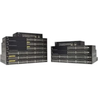 Cisco SG350-28SFP 28-Port Gigabit Managed SFP Switch - Manageable - Gigabit Ethernet - 1000Base-X - Refurbished - 3 Layer Supported - Modular - 28 SFP Slots - 34.30 W Power Consumption - Optical Fiber - Rack-mountable - Lifetime Limited Warranty