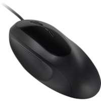 Kensington Pro Fit Ergo Wired Mouse - Cable - Black - USB - 3200 dpi - 5 Button(s)