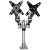 StarTech.com Desk Mount Dual Monitor Arm, Premium Articulating Desktop VESA Mount up to 27" (17.6lb/8kg) Displays, Height Adjustable - VESA 75x75/100x100mm heavy duty dual monitor mount for two displays up to 30in (22lb) each - Ergonomic height adjustable/Horizontal Articulating/360 rotating/tilt/sw