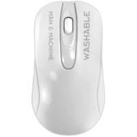 Souris C Mouse - Fréquence radio - USB - Optique - 2 Bouton(s) - Blanc Man & Machine - Optique - Sans fil - Fréquence radio - 2,40 GHz - Blanc - USB - 1000 dpi - Roulettes avec frein - 2 Bouton(s)