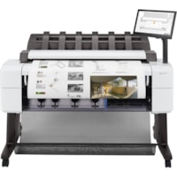 HP Designjet T2600dr PostScript Imprimante grand format à jet d'encre - Comprend Imprimante, Scanner, Photocopieur - 36po Largeur d'impression - Couleur - 6 Couleur(s) - 19.3 Seconde Vitesse de couleur - 2400 x 1200 dpi - Ethernet - Scanner à feuilles Couleur Scan - Scanner à feuilles