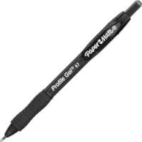 Stylo gel Profile Paper Mate - 0,7 mm (0,03 po) Pointe de stylo - Rétractable - Ink Noir - 1 Emballage