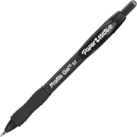 Paper Mate Profile Gel 0.7mm Retractable Pen - 0.7 mm (0.03") Pen Point - Retractable - Black Ink - 36 / Box