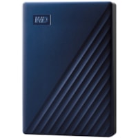 WD My Passport for Mac WDBA2F0050BBL 5 TB Portable Hard Drive - External - Midnight Blue - USB 3.2 - 256-bit Encryption Standard - 3 Year Warranty