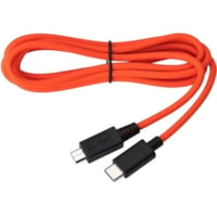 Jabra USB-C Cable - 4.9 ft USB Data Transfer Cable for Headset - First End: 1 x 24-pin USB Type C - Male - Second End: 1 x 5-pin Micro USB Type B - Male - Tangerine - 1