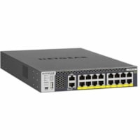 Commutateur Ethernet M4300 XSM4316PA 16 Ports Gérable Netgear - 16 Ports - Gérable - 3 Couche supportée - 308,70 W Consommation d'énergie - Paire torsadée - 1U - Montable en rack - À vie Garantie limitée