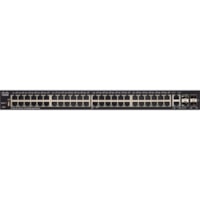 Commutateur Ethernet 350 SF350-48 50 Ports Gérable - Gigabit Ethernet, Fast Ethernet - 10/100/1000Base-T, 10/100Base-T, 1000Base-X Cisco - 50 Ports - Gérable - Gigabit Ethernet, Fast Ethernet - 10/100/1000Base-T, 10/100Base-T, 1000Base-X - 3 Couche supportée - Modulaire - 4 Empl