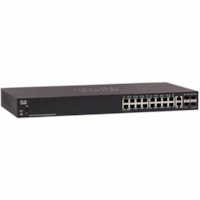 Commutateur Ethernet 350 SG350-28 24 Ports Gérable - Gigabit Ethernet - 1000Base-X, 1000Base-T Cisco - 24 Ports - Gérable - Gigabit Ethernet - 1000Base-X, 1000Base-T - 3 Couche supportée - Modulaire - 4 Emplacements SFP - 19,90 W Consommation d'énergie - Paire torsad&eacu