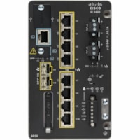 Commutateur Ethernet Catalyst IE3400 IE-3400-8P2S-E 8 Ports Gérable Cisco - 8 Ports - Gérable - 3 Couche supportée - Modulaire - 2 Emplacements SFP - Paire torsadée, Fibre Optique - Montage sur rail DIN