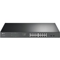 Commutateur Ethernet JetStream TL-SG1218MPE 16 Ports Gérable - Gigabit Ethernet - 1000Base-T, 1000Base-X TP-Link - 16 Ports - Gérable - Gigabit Ethernet - 1000Base-T, 1000Base-X - 2 Couche supportée - Modulaire - 2 Emplacements SFP - 21,40 W Consommation d'énergie - 250 W