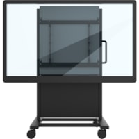 ViewSonic VB-BLM-006 - BalanceBox 650 Height-adjustable Mobile Cart for 86" Displays - 47.5" (1206.50 mm) Width x 90.1" (2288.54 mm) Depth x 41.7" (1059.18 mm) Height - Black