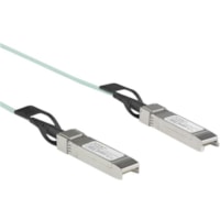 StarTech.com Dell EMC AOC-SFP-10G-3M Compatible 3m 10G SFP+ to SFP AOC Cable - 10GbE SFP+ Active Optical Fiber - 10Gbps SFP + Cable 9.84' - 100% Dell EMC AOC-SFP-10G-3M active optical cable (AOC) - 3m Cable, 10Gbps, Active Optical Fiber, 2x SFP+ Pluggable Connector - For Dell EMC switches - Hot-Swap