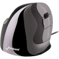 Evoluent Vertical Mouse D, Right Wired Small - Laser - Cable - USB Type A - Scroll Wheel - Small Hand/Palm Size - Right-handed