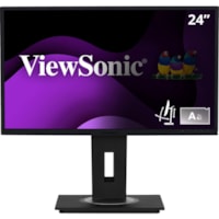 ViewSonic Graphic VG2448-PF 24" Class Full HD LED Monitor - 16:9 - 23.8" Viewable - In-plane Switching (IPS) Technology - LED Backlight - 1920 x 1080 - 16.7 Million Colors - 250 cd/m² - 14 ms - 75 Hz Refresh Rate - Speakers - HDMI - VGA - DisplayPort