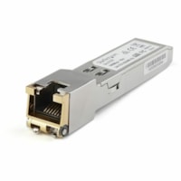 StarTech.com Juniper CTP-SFP-1GE-T Compatible SFP Module - 1000BASE-T - 1GE Gigabit Ethernet SFP to RJ45 Cat6/Cat5e Transceiver - 100m - Juniper CTP-SFP-1GE-T Compatible SFP - 1000BASE-T 1Gbps - 1GbE Module - 1GE Gigabit Ethernet SFP Copper Transceiver - 100m (328ft) - RJ-45 Connector - Hot-Swappabl