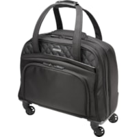 Kensington Contour 2.0 Carrying Case (Roller) for 15.6" Notebook - Puncture Resistant, Drop Resistant, Water Resistant - 1680D Ballistic Polyester Body - 1680D Polyester Exterior Material - 210D Polyester Interior Material - Telescoping Handle, Carrying Strap, Trolley Strap - 16.93" (430 mm) Height 