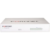 Fortinet FortiGate FG-61F Network Security/Firewall Appliance - 10 Port - 10/100/1000Base-T - Gigabit Ethernet - 6 Gbit/s Firewall Throughput - AES (256-bit), SHA-256 - 200 VPN - 10 x RJ-45 - Desktop, Wall Mountable, Rack-mountable