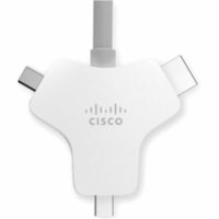 Câble audiovisuel 8,2 pi (2,50 m) HDMI/Mini DisplayPort/USB Cisco - 8,2 pi (2,50 m) HDMI/Mini DisplayPort/USB Câble audiovisuel pour Périphérique audio/vidéo, Ordinateur Portable, Système de vidéo conférence - Supports up to 3840 x 2160 - Gris