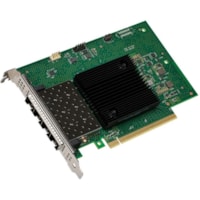 Intel Ethernet Network Adapter E810-XXVDA4 - PCI Express 4.0 x16 - 200 Gbit/s Data Transfer Rate - Intel E810-CAM1 - 4 Port(s) - Optical Fiber - Full Height Bracket Height - 25GBase-CR - SFP28 - Plug-in Card