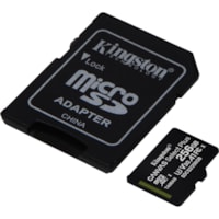 microSDXC Canvas Select Plus SDCS2 256 Go Classe 10/UHS-I (U3) - 1 Pack Kingston - 100 Mo/s Lecture - 85 Mo/sSpaceEcriture - À vie Garantie