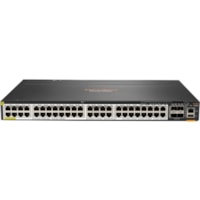 HPE 6300M Ethernet Switch - 48 Ports - Manageable - 3 Layer Supported - Modular - 4 SFP Slots - Twisted Pair, Optical Fiber - 1U - Rack-mountable - Lifetime Limited Warranty