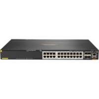 Commutateur Ethernet CX 6300 6300M 24 Ports Gérable HPE - 24 Ports - Gérable - 3 Couche supportée - Modulaire - 4 Emplacements SFP - Paire torsadée, Fibre Optique - 1U - Montable en rack - À vie Garantie limitée