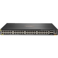 Commutateur Ethernet CX 6300 6300M 48 Ports Gérable HPE - 48 Ports - Gérable - 3 Couche supportée - Modulaire - 4 Emplacements SFP - Paire torsadée, Fibre Optique - 1U - Montable en rack - À vie Garantie limitée