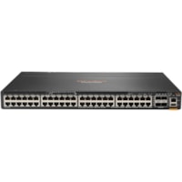 Commutateur Ethernet CX 6300 6300M 48 Ports Gérable HPE - 48 Ports - Gérable - 3 Couche supportée - Modulaire - 4 Emplacements SFP - 75 W Consommation d'énergie - Paire torsadée, Fibre Optique - 1U - Montable en rack - À vie Garantie limitée