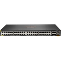 Commutateur Ethernet CX 6300 6300F 48 Ports Gérable HPE - 48 Ports - Gérable - 3 Couche supportée - Modulaire - 4 Emplacements SFP - 86 W Consommation d'énergie - Paire torsadée, Fibre Optique - 1U - Montable en rack - À vie Garantie limitée