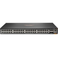 Commutateur Ethernet CX 6300 6300F 48 Ports Gérable HPE - 48 Ports - Gérable - 3 Couche supportée - Modulaire - 4 Emplacements SFP - 74 W Consommation d'énergie - Paire torsadée, Fibre Optique - 1U - Montable en rack - À vie Garantie limitée