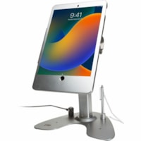 Montage de bureau pour iPad, Lecteur de Cartes, Kiosk, Workstation - Argenté CTA Digital - 10,2 po (259,08 mm) Support d'écran - 1