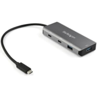 StarTech.com 4 Port USB C Hub - 2x USB A & 2x USB-C SuperSpeed 10Gbps - USB Bus Powered Type-C 3.2 Gen 2 Adapter Hub - 9.8" (25cm) Cable - Portable 4 Port USB C hub - USB Type-C/Thunderbolt 3 to 2x USB-C and 2x USB-A adapter hub - USB Bus-powered SuperSpeed 10Gbps USB 3.1/3.2 Gen 2 hub - 9.8in long 