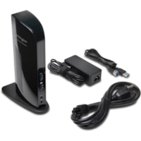 Kensington SD4100v Docking Station - for Notebook/Tablet/Monitor - USB 3.1 Type A - 6 x USB Ports - Network (RJ-45) - DisplayPort - Audio Line Out - Microphone - Wired