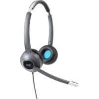 Casque 522 Filaire Sur tête Stéréo Cisco - Stéréo - Mini-phone (3.5mm) - Filaire - 90 Ohm - 50 Hz à 18 kHz - Sur tête - Binaural - Supra-aural - Uni directionnel, Electret, Condensateur Microphone